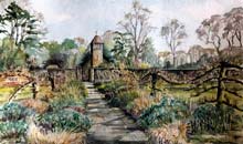 The Walled Garden, Hinton Ampler, 40x51 Two Rivers Fauvre