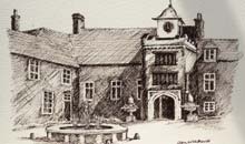 Fulham Palace, Pen and Ink Sketch from London 2 series